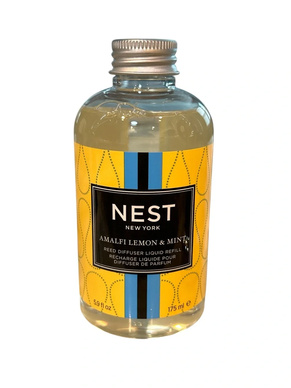 NEW NEST amalfi lemon & mint reed diffuser liquid refill in amalfi lemon & mint